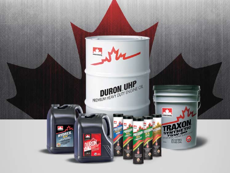 Group picture of Petro-Canada Lubricants products